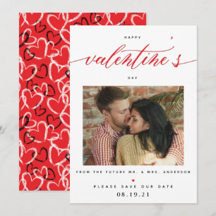 Save The Date Saint-Valentin : Mariage photo et mariage sauvent 