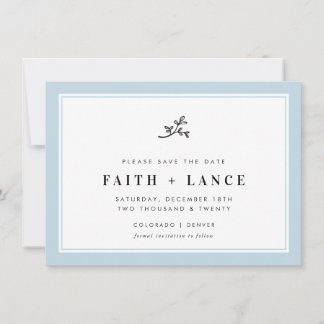 Save The Date SAUVEGARDEZ LA DATE moderne simple bordure petite