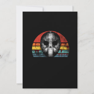 Save The Date Scandale Horreur Movie Hockey Masque Retro Sunset