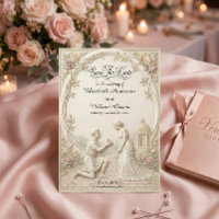 Scène de jardin romantique classique