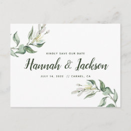 Save the Date *Schöne Grünanlage* Postkarte