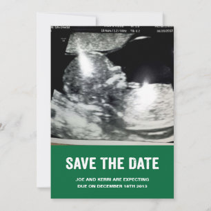 Save the Date Schwangerschaftsankündigung Ankündigung