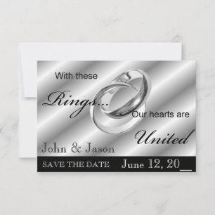 SAVE THE DATE Schwule Hochzeitseinladung Ankündigu Einladung