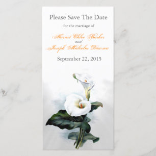 Save The Date Scintillements d'amour/mariage blanc élégant de