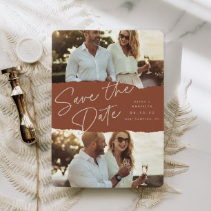 Save The Date Scrapbook   Deux photos