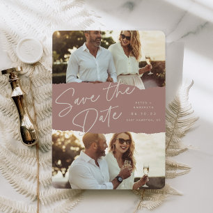 Save The Date Scrapbook Deux photos