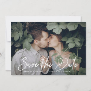 Save The Date Script chic Enregistrer la photo de date
