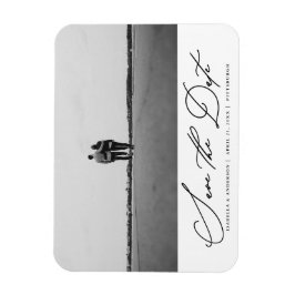Save the Date Script Foto Wedding Foto Magnet
