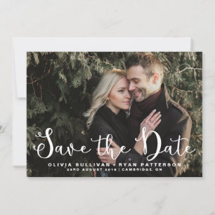 Save The Date Script romantique Photo Enregistrer la date de l