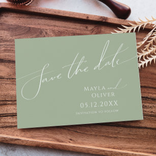 Save The Date Script Whimsical Sage vert horizontal