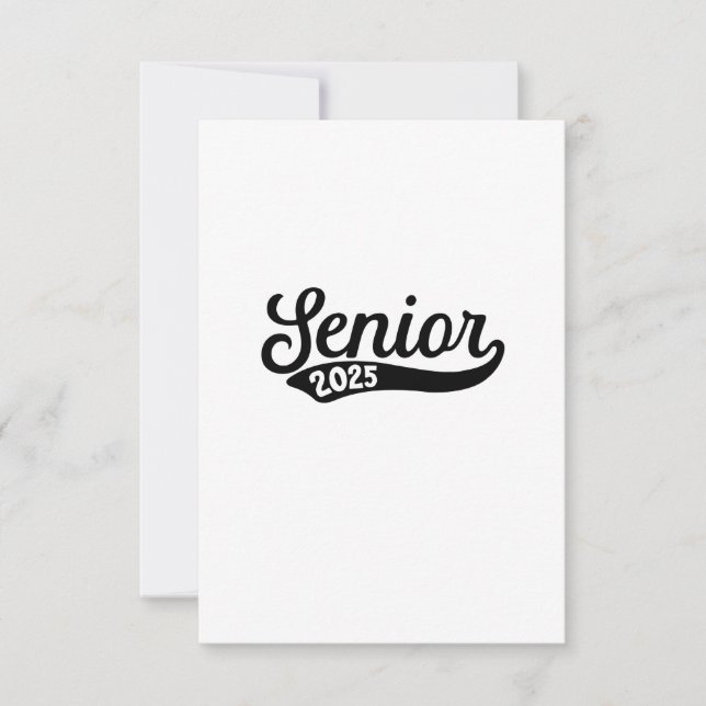 Save The Date Senior 2025 Graduation Dernière journée de l'école (Devant)