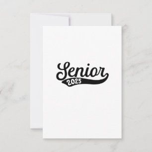 Save The Date Senior 2025 Graduation Dernière journée de l'école