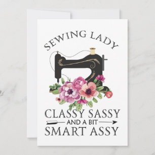 Save The Date Sewing Lady Class Sassy And A Bit Smart Assy