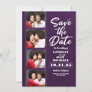 Save The Date Signet de photos amusant à thème Enregistrer la da