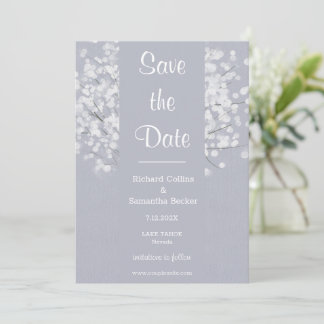 Save The Date Simple Mariage Floral Bouquet Enregistrer La Date