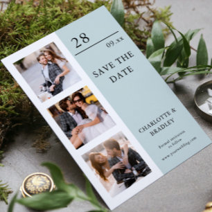Save The Date Simple Photo de mariage pour annoncer la date