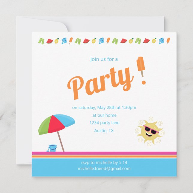 Save The Date Simplement été (Devant)