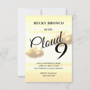 Save The Date Sky dreamy cloud neuf vintage enregistrer la date