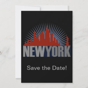 Save The Date Skyline de New York