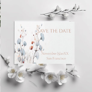 Save The Date sobre floral élégant enregistrer la date