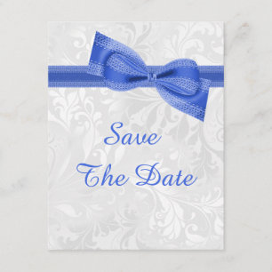Save The Date soixantième La damassé d'anniversaire et l'arc de