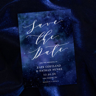 Save The Date Sous les étoiles Mariage d'étoiles d'astronomie sp