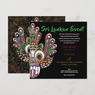 Save The Date Sri Lanka Design culturel moderne