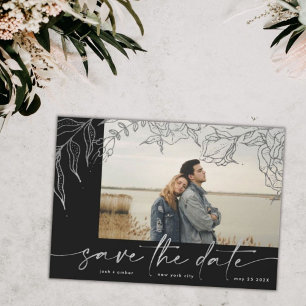 Save The Date Standard - Avec suivi   Moderne Gris pour toujours