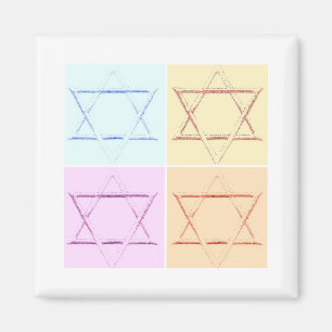 Save the Date/Star von David Pop art Magnet