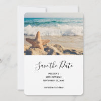 Starfish sur une plage de sable Photo