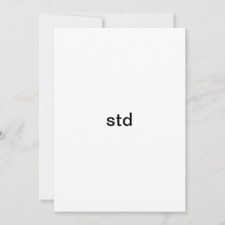 Save The Date std