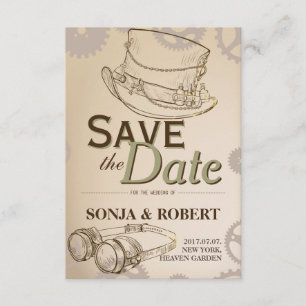 Save the Date - Steamhut und Googles