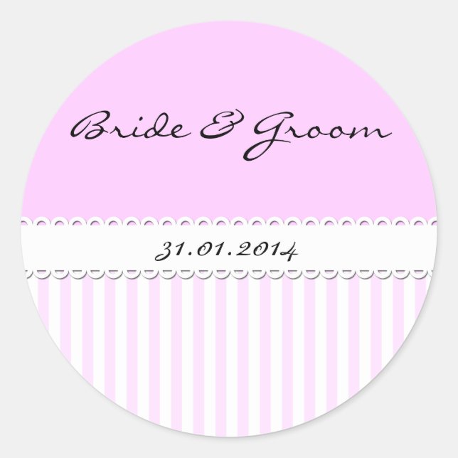 Save the Date Stickers (Vorderseite)