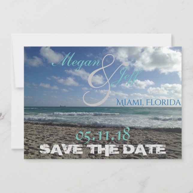 Save the Date Strand (Vorderseite)