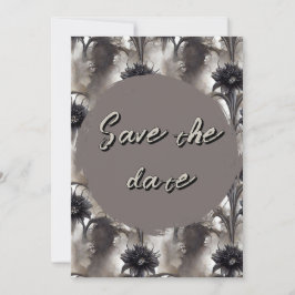 Save The Date Style gothique Date de sauvegarde sombre
