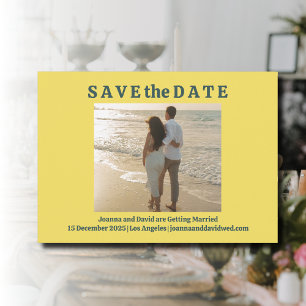 Save The Date Style Minimaliste   Photo de police de caractères 
