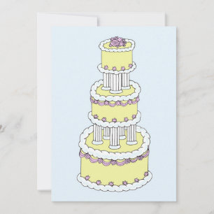 Save the Date stylische Hochzeitstorte