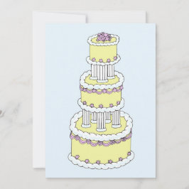 Save the Date Stylish Cake