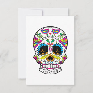 Save The Date Sugar Skull Day Of The Dead Dia De Los Muertos Art