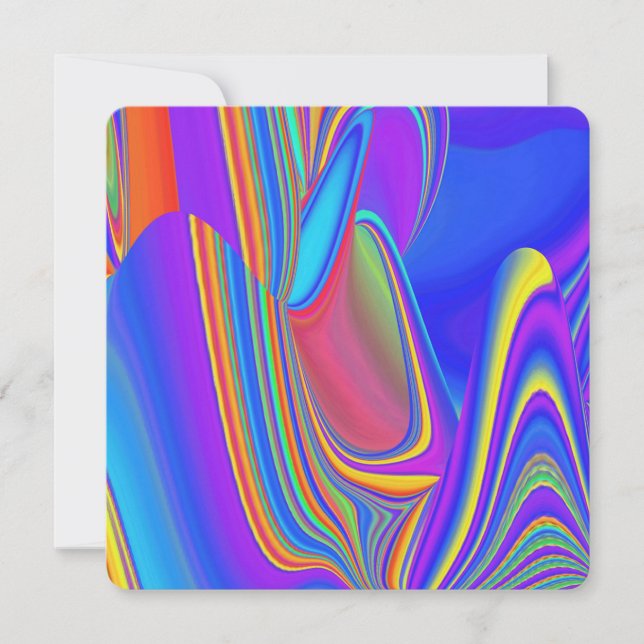 Save The Date Summerfeel, Rainbowart 3D Abstrait (Devant)