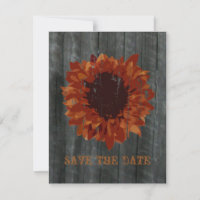 Sunflower & Barnwood Enregistrer La Date Annonce