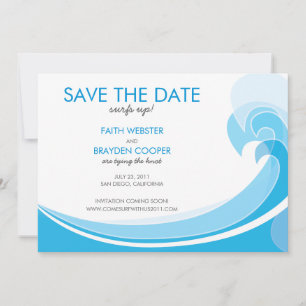 Save The Date Surf Up ! "Save the date" pour mariage