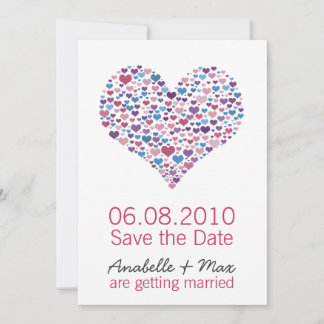 Save The Date Sweet-Heart Enregistrez la Date