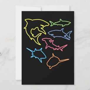 Save The Date Symbole de requin - Cadeaux adorés de requins mign