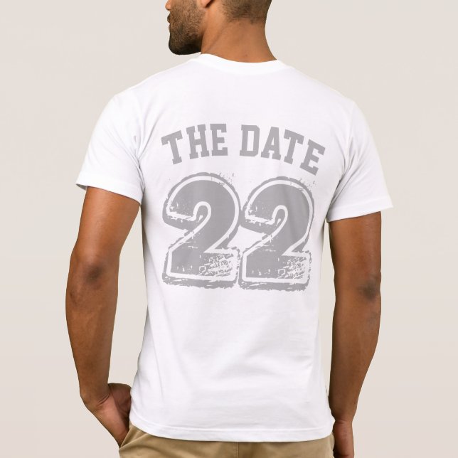 Save the Date T - Shirt (Rückseite)