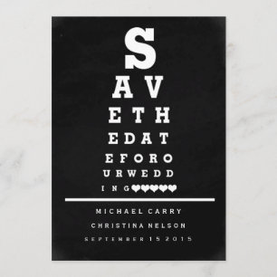 Save The Date Tableau des yeux du tableau de bord Enregistrer la
