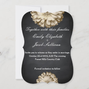 Save The Date Tableau noir marguerite Mariage inspiré