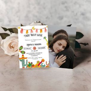 Save The Date Taco 'Bout Love Cactus Engagement