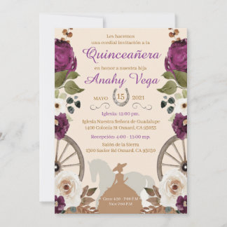 Save The Date Tarjeta plana de reserva la fecha purple