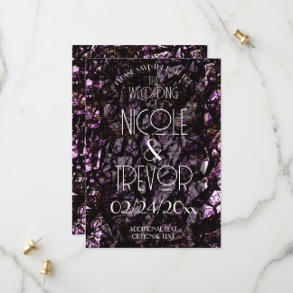 Save The Date Texture Grunge Rocheux Enregistrer la Date